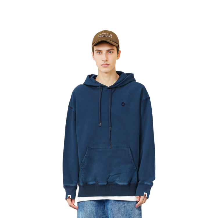 A BATHING APE BAPE FW23 Tonal Ape Head Embroidered Sweatshirt Navy . 0ZXSWMX14052L 圖 3