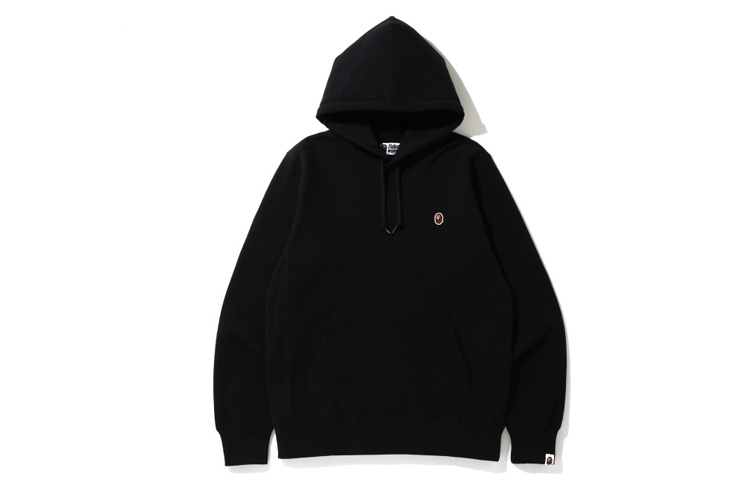 A BATHING APE BAPE Head One Point Pullover Hoodie Unisex Embroidered Sweatshirt. 0ZXSWM114021D 圖 5