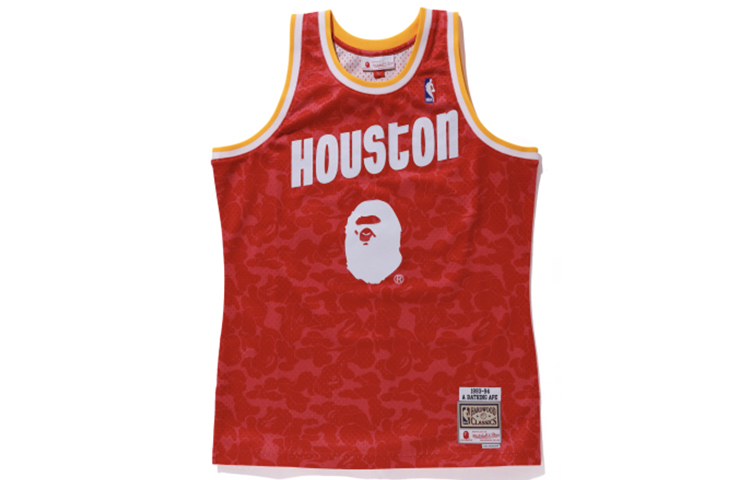 Order A BATHING APE Bape 休斯敦火箭隊籃球無袖背心 男女款 紅色 1F73-109-918