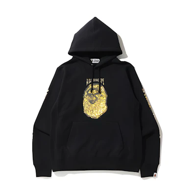 A Bathing Ape BAPE Jewelry Motif Wide Pullover Hoodie Unisex Sweatshirt. 0ZXSWM114009E