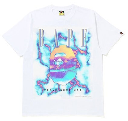 A BATHING APE BAPE 閃電夜光短袖 男女款 1G80-110-087 Lookbook A BATHING APE BAPE 閃電夜光短袖 男女款 1G80-110-087