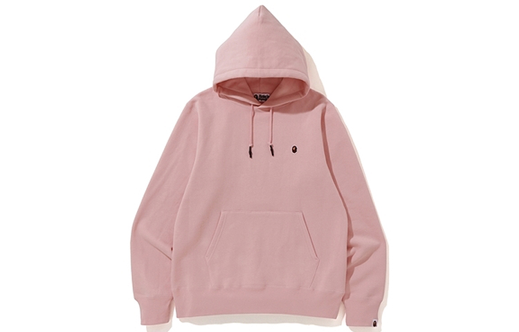 A BATHING APE BAPE One Point Pullover Hoodie Pink Unisex with Logo Embroidery. 1F80-114-004 圖 2