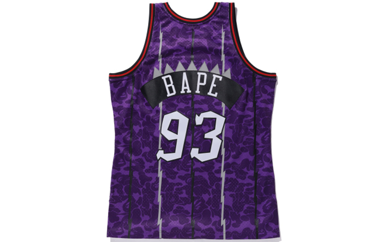 Lookbook A BATHING APE 猿人头猛龙迷彩篮球背心 紫色 男女士猛龙93号. 1F73-109-919