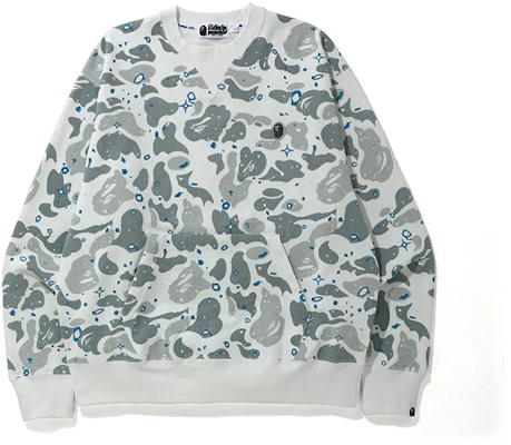 어 베이핑 에이프 BAPE 스페이스 카모 글로우 크루넥 유니섹스 스웨트셔츠. 0ZXSWM113008E Lookbook 어 베이핑 에이프 BAPE 스페이스 카모 글로우 크루넥 유니섹스 스웨트셔츠. 0ZXSWM113008E