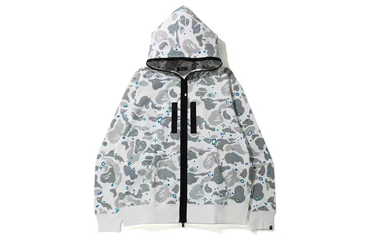A BATHING APE Bape Relaxed Space Camo Reflective Full Zip Hoodie Unisex. 1G30-115-009 圖 2