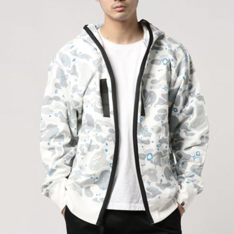 A BATHING APE Bape Relaxed Space Camo Reflective Full Zip Hoodie Unisex. 1G30-115-009 圖 3