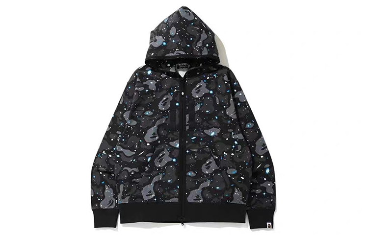 A BATHING APE Bape Relaxed Space Camo Reflective Full Zip Hoodie Unisex. 1G30-115-009 圖 4