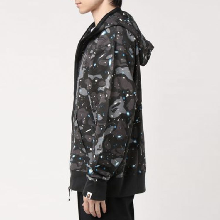 A BATHING APE Bape Relaxed Space Camo Reflective Full Zip Hoodie Unisex. 1G30-115-009 圖 7