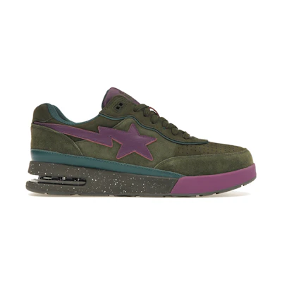 A Bathing Ape Bape Road Sta 'Dark Green Suede'
