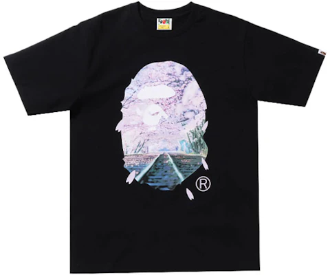 A BATHING APE BAPE Sakura Photo Ape Head Tee Cherry Blossom Limited Edition. 1I20-110-007 Order A BATHING APE BAPE Sakura Photo Ape Head Tee Cherry Blossom Limited Edition. 1I20-110-007