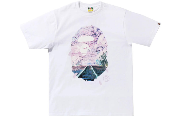 A BATHING APE BAPE Sakura Photo Ape Head Tee Cherry Blossom Limited Edition. 1I20-110-007 圖 4