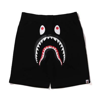 A BATHING APE Bape Shark Print Relaxed Fit Shorts Casual Wear. 1I80-153-009
