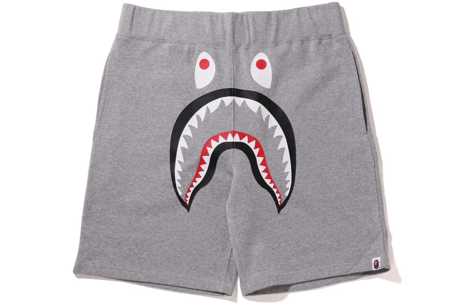 Order A BATHING APE Bape Shark Print Relaxed Fit Shorts  Casual Wear. 1I80-153-009