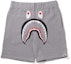Order A BATHING APE Bape Shark Print Relaxed Fit Shorts Casual Wear. 1I80-153-009