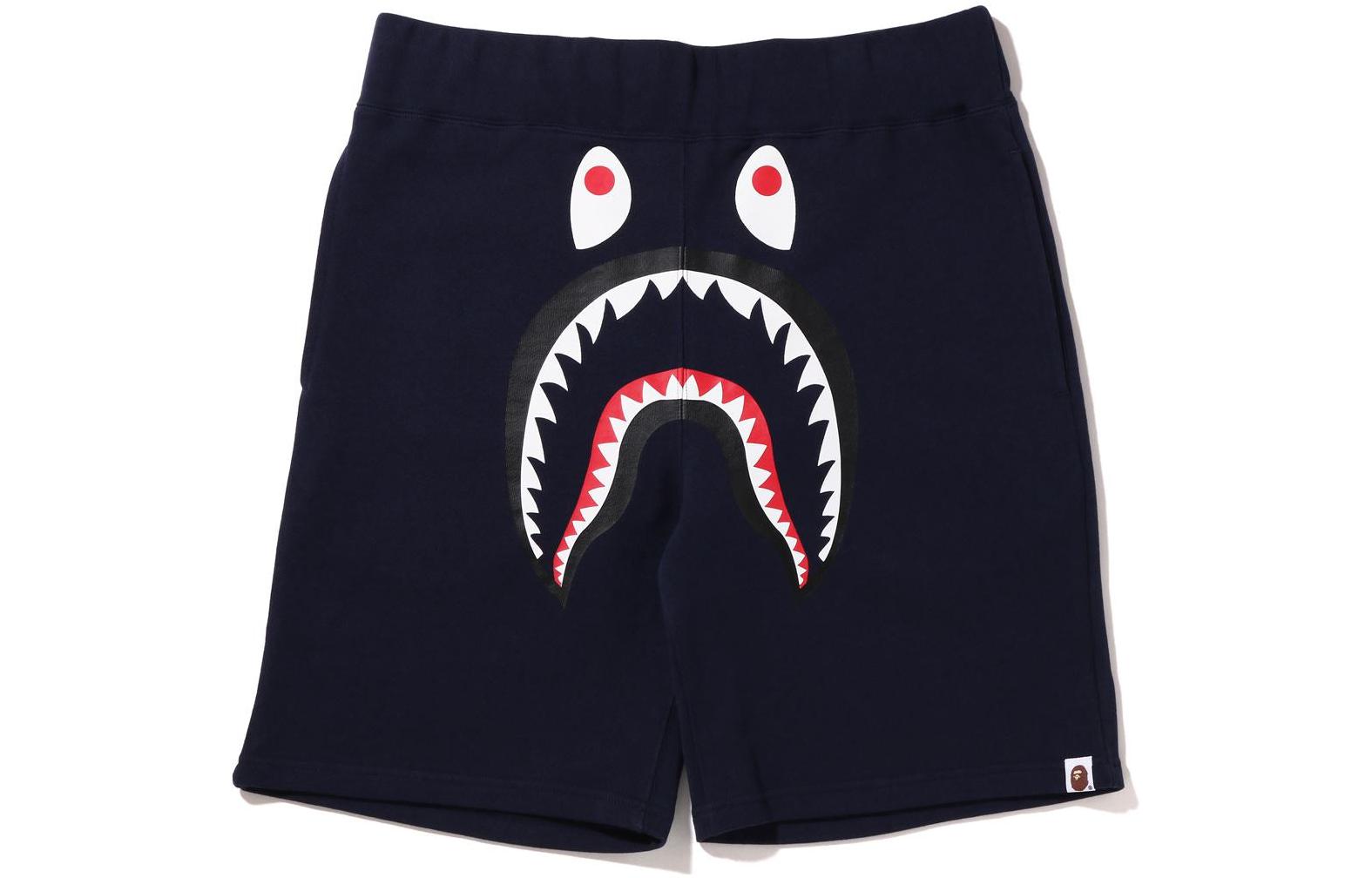 Sizing A BATHING APE Bape Shark Print Relaxed Fit Shorts  Casual Wear. 1I80-153-009