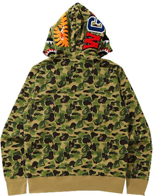 A BATHING APE BAPE 鯊魚拉鍊連帽外套 綠色迷彩 男女款 中國10周年限定版 OZXSWM11516X Lookbook A BATHING APE BAPE 鯊魚拉鍊連帽外套 綠色迷彩 男女款 中國10周年限定版 OZXSWM11516X