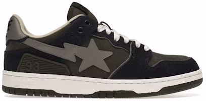 A Bathing Ape Bape SK8 Sta 'Army Green Dark Blue' 1H80-191-019 A Bathing Ape Bape SK8 Sta 'Army Green Dark Blue' 1H80-191-019