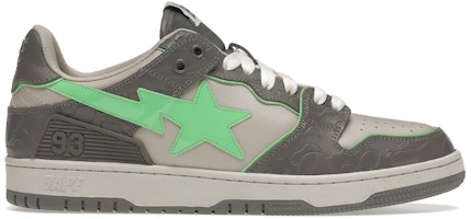 A Bathing Ape Bape SK8 Sta 'Grey Green' 001FWH801018_GRA_A A Bathing Ape Bape SK8 Sta 'Grey Green' 001FWH801018_GRA_A