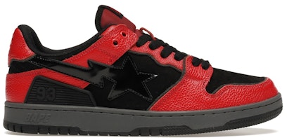 A Bathing Ape Bape SK8 Sta 'Red Black' 001FWH801003_RED_A A Bathing Ape Bape SK8 Sta 'Red Black' 001FWH801003_RED_A