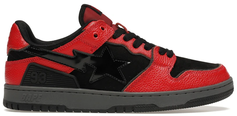 A Bathing Ape Bape SK8 Sta 'Merah Hitam' 001FWH801003_RED_A Buy A Bathing Ape Bape SK8 Sta 'Merah Hitam' 001FWH801003_RED_A