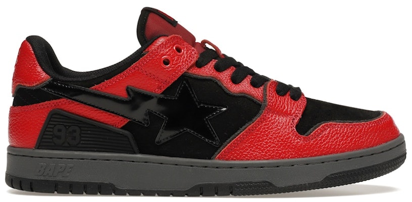 A Bathing Ape Bape SK8 Sta 'Red Black' 001FWH801003_RED_A Buy A Bathing Ape Bape SK8 Sta 'Red Black' 001FWH801003_RED_A