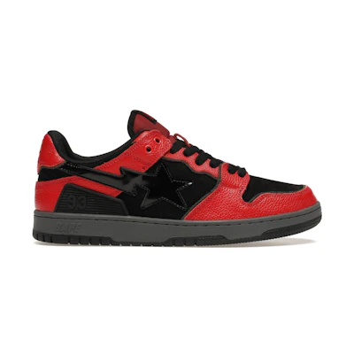 BAPE Bape SK8 Sta 'Red Black'