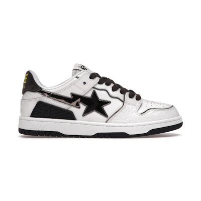 BAPE Bape SK8 Sta 'White Silver'