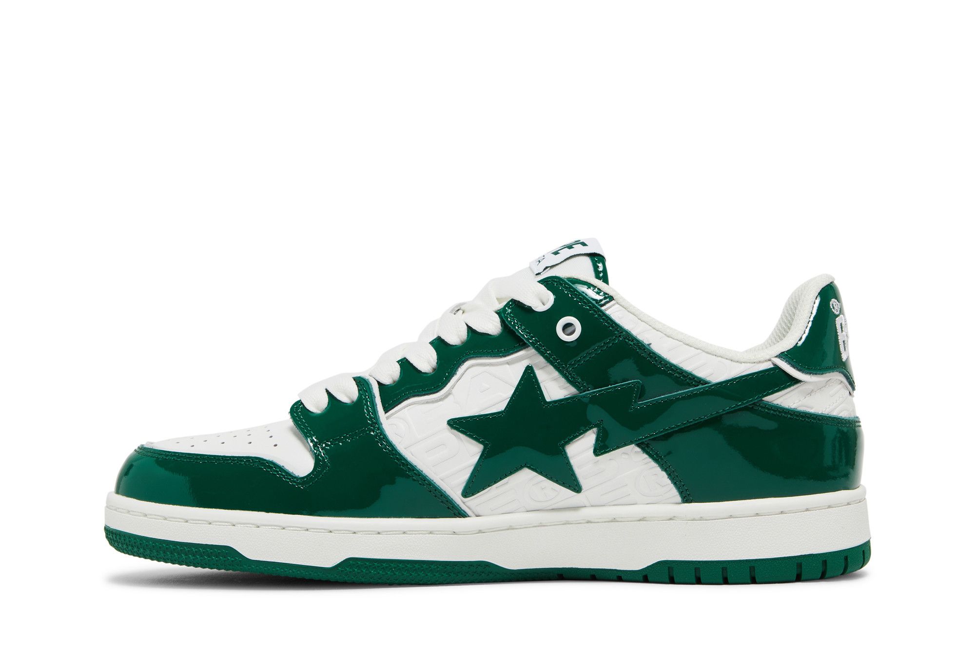 Lookbook A Bathing Ape Bape SK8 Sta 綠白漆皮 001FWJ201003-GRN/1J20-191-003-GRN/1J20-291-003-GRN