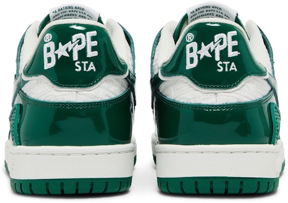 A Bathing Ape Bape SK8 Sta 綠白漆皮 001FWJ201003-GRN/1J20-191-003-GRN/1J20-291-003-GRN Details for A Bathing Ape Bape SK8 Sta 綠白漆皮 001FWJ201003-GRN/1J20-191-003-GRN/1J20-291-003-GRN