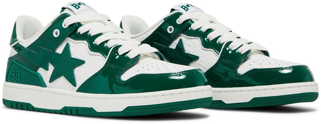 A Bathing Ape Bape SK8 Sta 綠白漆皮 001FWJ201003-GRN/1J20-191-003-GRN/1J20-291-003-GRN Cheap A Bathing Ape Bape SK8 Sta 綠白漆皮 001FWJ201003-GRN/1J20-191-003-GRN/1J20-291-003-GRN