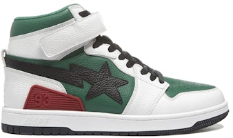 A Bathing Ape Bape SK8 Sta White Green 001FWH801002_GRN_A A Bathing Ape Bape SK8 Sta White Green 001FWH801002_GRN_A