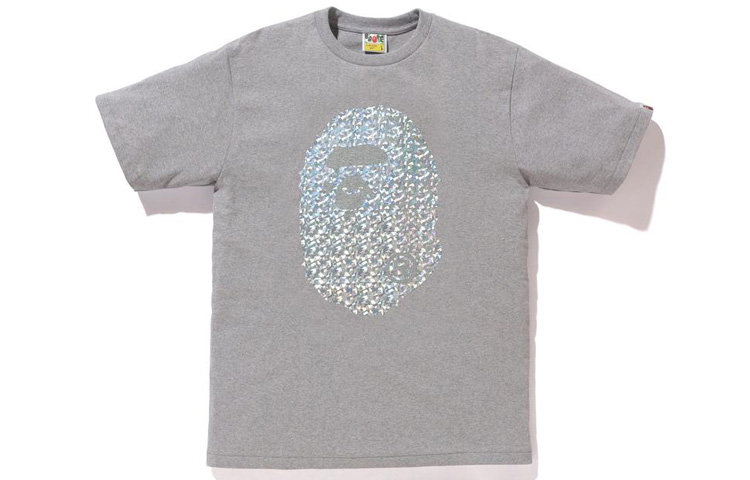 A BATHING APE Bape SS20 Aurora Big Head Ape Graphic Tee  Shirt. 1G30-110-062 圖 3