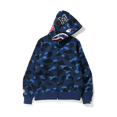 A BATHING APE Bape SS22 Camo Letter Patch Hoodie Full-Print Pullover. 0ZXSWM15010MI