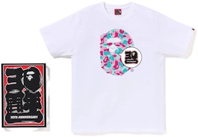 A BATHING APE Bape SS23 30th Anniversary Camo Ape Print Unisex T-Shirt. 1J22-110-044 A BATHING APE Bape SS23 30th Anniversary Camo Ape Print Unisex T-Shirt. 1J22-110-044