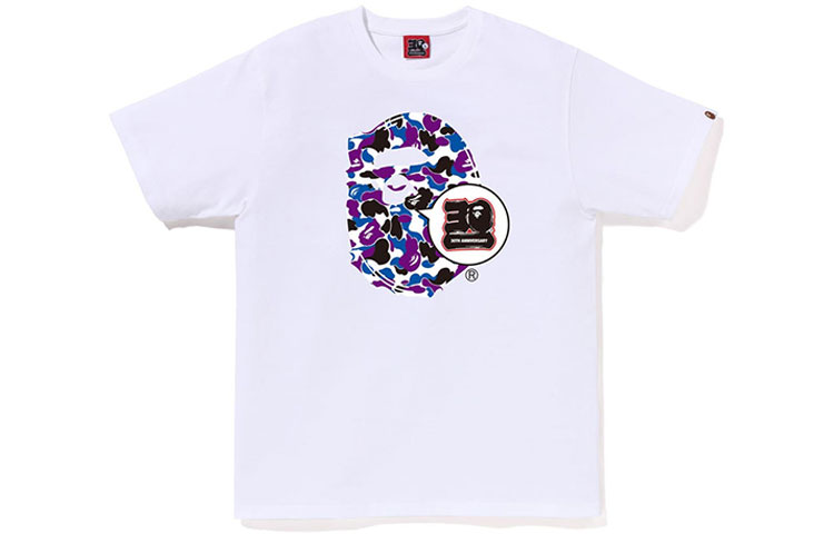 A BATHING APE Bape SS23 30th Anniversary HK Camo Ape Print T-Shirt & Set Unisex 1J22-110-033 圖 3