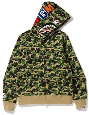 A BATHING APE Bape SS23 Sudadera Camo Shark Multicolor con Cremallera para Hombre. 1J30-115-007 Order A BATHING APE Bape SS23 Sudadera Camo Shark Multicolor con Cremallera para Hombre. 1J30-115-007