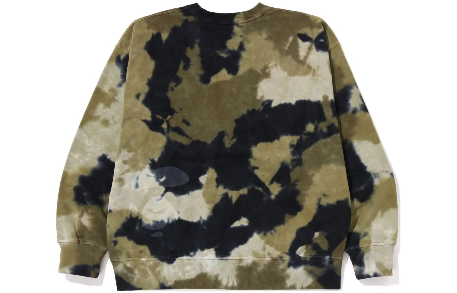 A BATHING APE Bape SS23 Camo Loose Fit Crewneck Sweatshirt 1J30-113-004