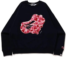 A BATHING APE BAPE SS23 Camo Print Pullover Sweatshirt Mens. 1J30-113-009 A BATHING APE BAPE SS23 Camo Print Pullover Sweatshirt Mens. 1J30-113-009