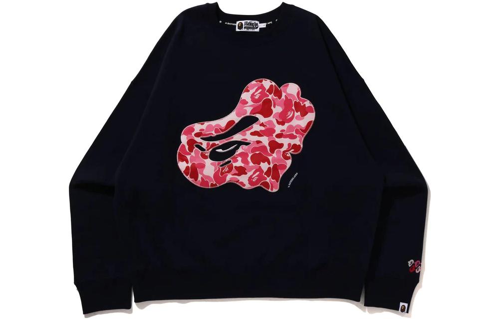 Shop A BATHING APE BAPE SS23 Sweater Pria Motif Camo Pullover. 1J30-113-009