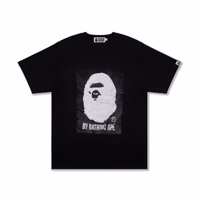 A BATHING APE BAPE SS23 Casual Crinkle Ape Print Crewneck Tee Men’s. 0ZXTEMS00019K