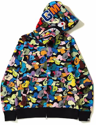 A BATHING APE BAPE SS23 Geometric Full-Print Zip Hoodie Hitam. 1I70-115-005 Buy A BATHING APE BAPE SS23 Geometric Full-Print Zip Hoodie Hitam. 1I70-115-005