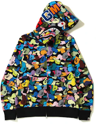 A BATHING APE BAPE SS23 Geometric Full-Print Zip Hoodie Hitam. 1I70-115-005 Order A BATHING APE BAPE SS23 Geometric Full-Print Zip Hoodie Hitam. 1I70-115-005