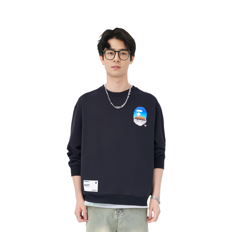 A BATHING APE Bape SS23 Palace Graphic Ape Head Crewneck Sweatshirt . 0ZXSWMX13002K 圖 4