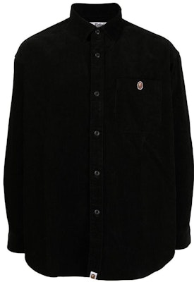 A BATHING APE Bape 2023春夏款黑色纯标长袖纽扣衬衫 男款 0ZXSTM131007J Buy A BATHING APE Bape 2023春夏款黑色纯标长袖纽扣衬衫 男款 0ZXSTM131007J