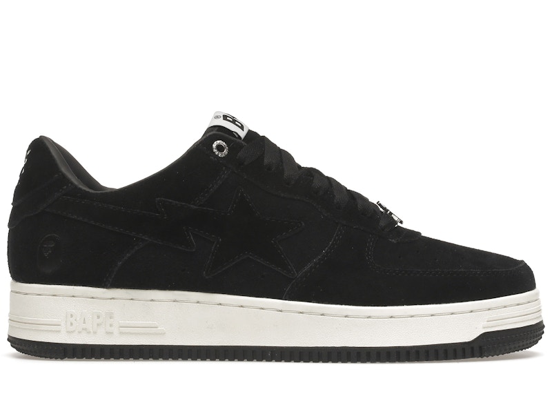A Bathing Ape Bape Sta 'Black Suede' 1H70-191-004