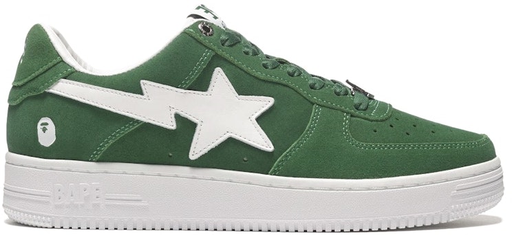 a-bathing-ape-bape-sta-low-green-suede