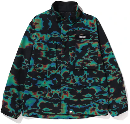 A BATHING APE Jaket Lengan Panjang Zip Logo Jenama Kolar Berdiri. 1J30-140-009 Order A BATHING APE Jaket Lengan Panjang Zip Logo Jenama Kolar Berdiri. 1J30-140-009