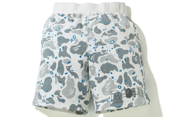 A BATHING APE Bape Starry Camo Print Casual Shorts Mens. 1G30-153-021