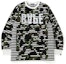 Buy A BATHING APE 男款迷彩條紋反轉Logo印花長袖襯衫 1H30-111-003