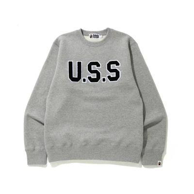 A BATHING APE BAPE Trademark Logo Print Crewneck Sweatshirt Unisex. 0ZXSWM13011XE